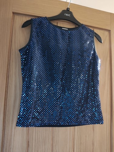 Stunning blue vintage top - stunning,
