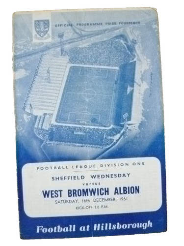 1961 sheffield wednesday v - sheffield,