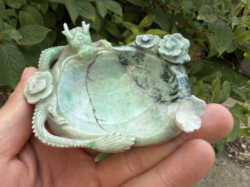 Chinese hand carved jade stone - jade,