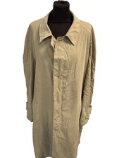 Aquascutum Beige Trench Coat Cotton Size 42 T2670 LT614