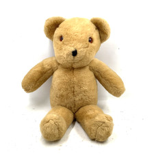 Vintage Alresford Crafts Ltd Large Honey Brown Bear 18" Station Mill Made in Eng