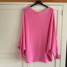 ITALIAN PINK SLOUCHY BATWING