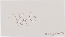 Freddie Mercury ~ Signed Autographed Authentic 1982 Signature Queen ~ PSA DNA