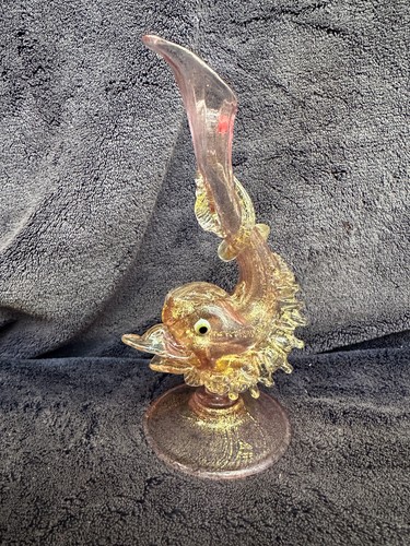 Vintage 17cm iridescent gold - vintage,