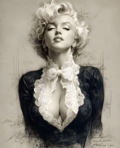 Marilyn monroe black - monroe,