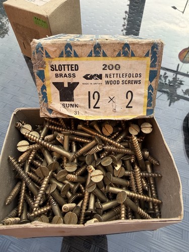 Vintage wood screws job - wood,