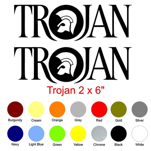 Trojan set sticker - sticker, scooter