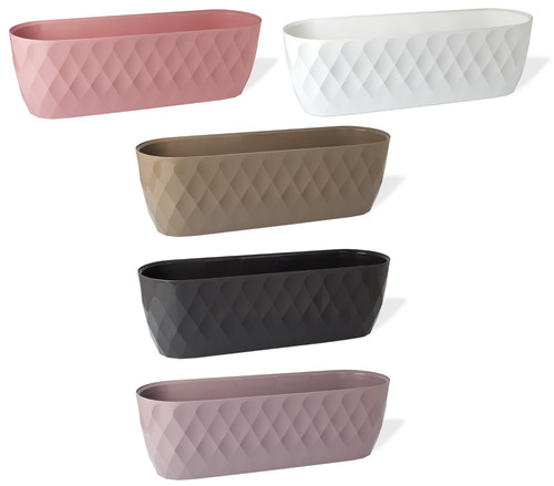 Trough plant pot long plastic - trough,