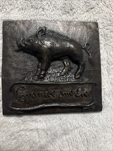 Wild boar plaque vintage - wild,