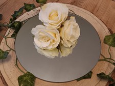 9 x Mirror Plates 20cm Flat Table Centrepiece Wedding Party Event Table Decor