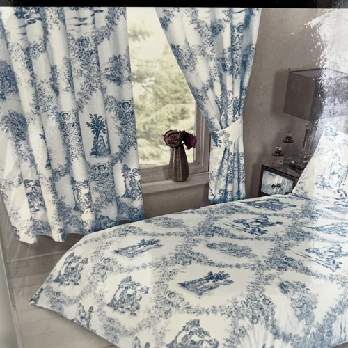 Toile jouy blue - de, white