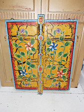 ANTIQUE HAND PAINTED WOODEN