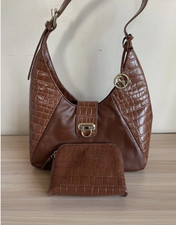 Ashwood Leather Croc Shoulder