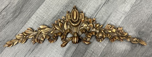 Pediment antique french metal - antique,