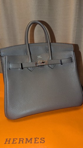 Hermes birkin gray togo - hermes,