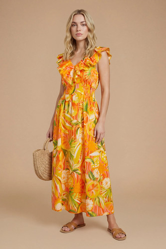 Dorothy perkins orange midi - dorothy,