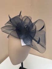 Fascinator Navy Blue Headband