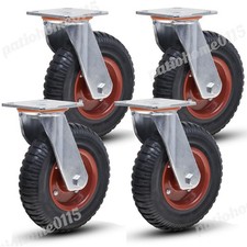 4x Castor Wheels Large 200mm