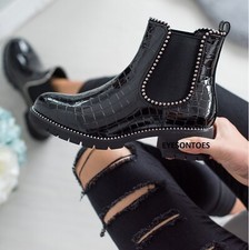 WOMENS ANKLE CHUNKY SOLE