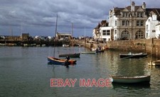 PHOTO  ST MAWES HARBOUR C.1960 THE VIEW SOUTH TOWARDS THE SHIP AND CASTLE HOTEL.