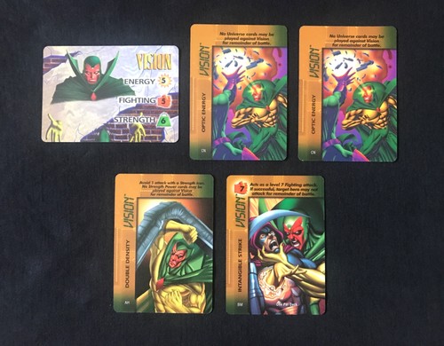 1996 marvel overpower mission - marvel,
