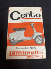 LAMBRETTA CENTO SCOOTER ORIGINAL SALES BROCHURE.