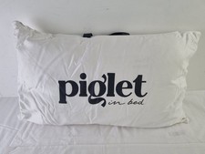Piglet in Bed Fine Merino Wool Pillow White Size: 50x75cm 1000g NEW F2