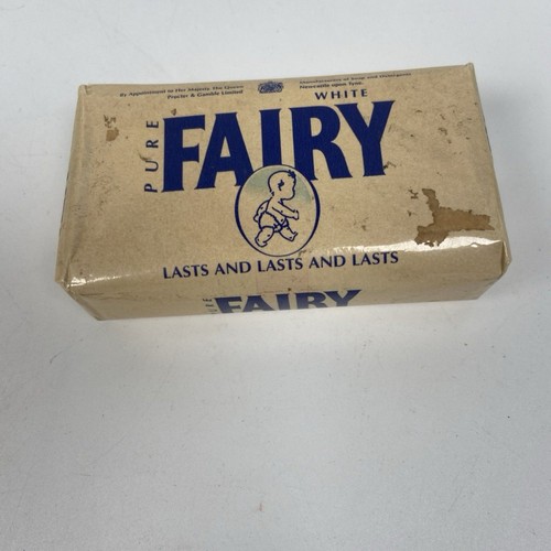 Vtg fairy toilet soap bar - soap,