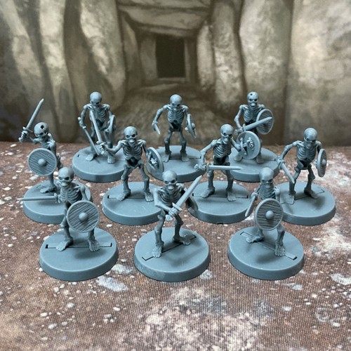 Skeletons with swords and