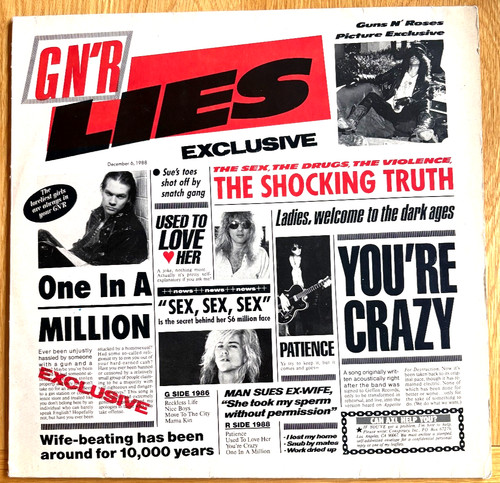 Guns roses lies vinyl - n',