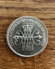 1989 UK Claim of Rights 2 Pound Coin Tercentenary of the Bill of Rights