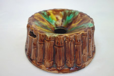 Vintage Majolica Pottery Spittoon / Cuspidor – 21cm Wide - Good Cond