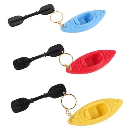 3pcs mini kayak keychain set - mini,