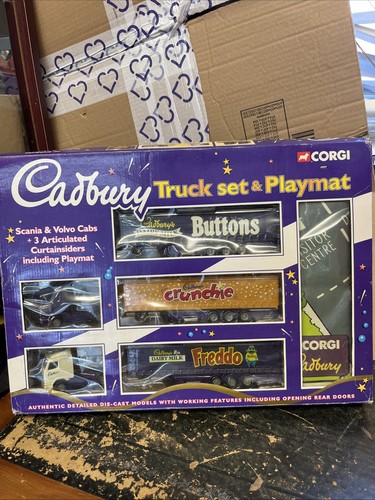 Corgi cadbury truck set and - corgi,