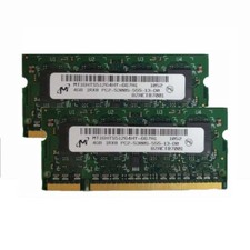 2pcs Micron 4GB 1Rx8 PC2-5300S