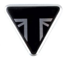 Triumph Motorcycle Union Jack Triangle Engine Cover Badge Logo Sticker Black OEM