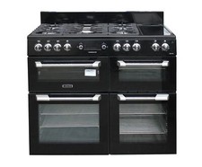 Leisure Range Cooker Dual Fuel 110cm CS110F722K Range Cooker 3 Ovens WBC Black #