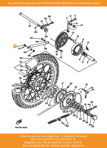 Yamaha bolt 90109 - bolt,, 90109-08368