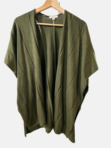 Loft olive open front - olive, draped