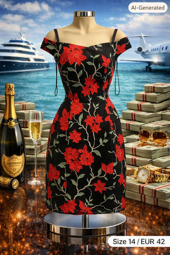 Myleene klass black floral - myleene,