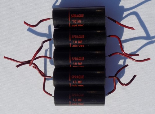Sprague capacitors back beauty - sprague,