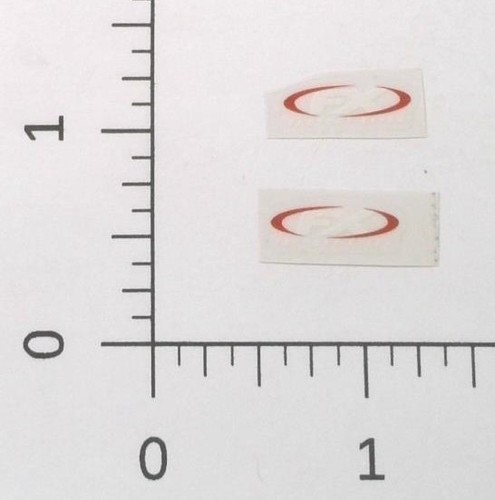Pair factory effex red oval - red,
