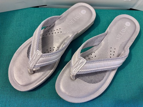 Pavers silver sparkly thong - pavers,