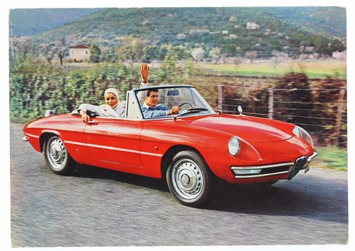 Postcard alfa romeo - postcard,