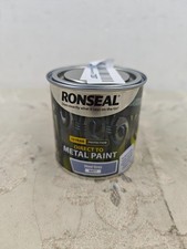 Ronseal Direct to Metal Paint Steel Grey Matt 250ml
