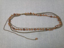 Beaded Chain Belt Up To Waist 34" Jeans Trouser