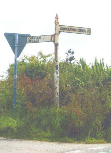 Photo 6x4 old direction sign - 6x4,
