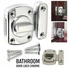 Lock Bathroom Door Toilet Turn