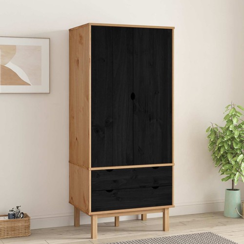 Wardrobe otta black - black, x