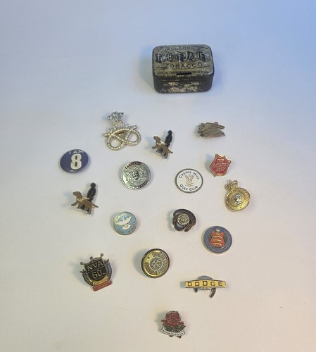 Vintage joblot badges - vintage, in